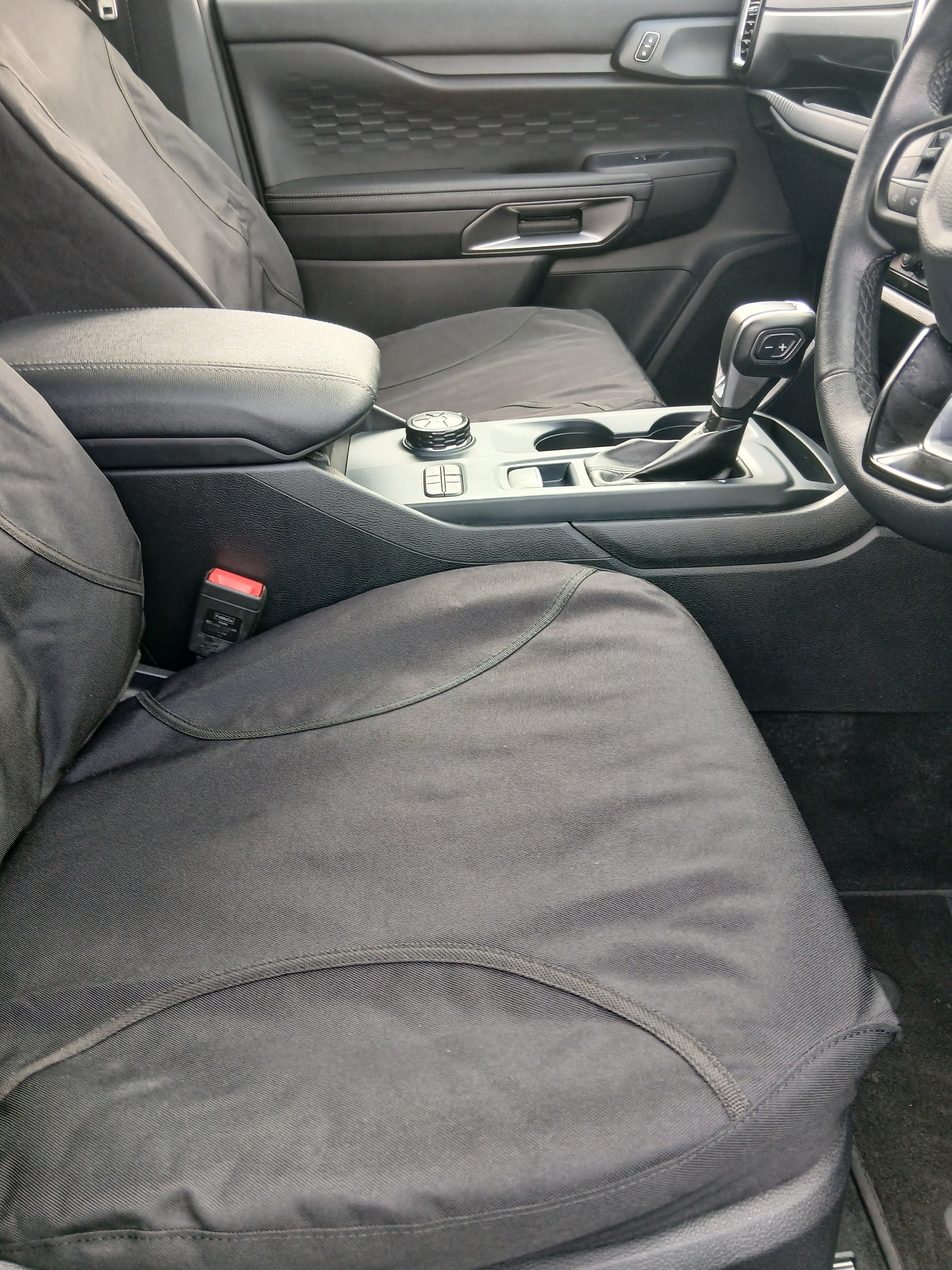 Ute Canvas Seat Covers Tradie Style 14 Oz Front & Rear