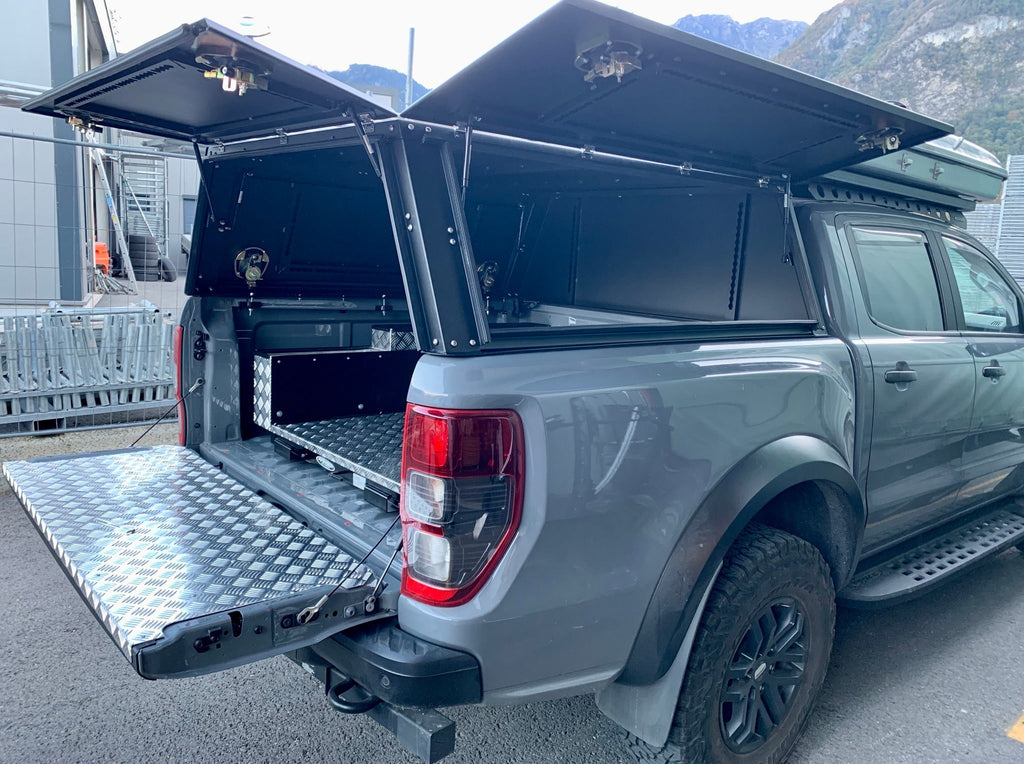 Steel -  Top Canopy - Lift up windows