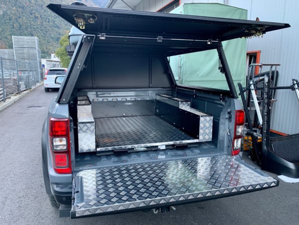 Steel -  Top Canopy - Lift up windows